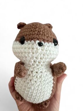 Handmade Plush Crochet Squirrel